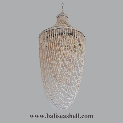 wind chimes lamp shell side art
