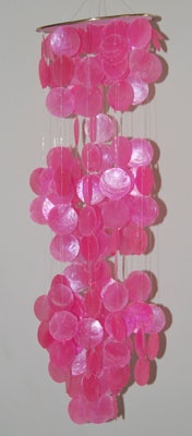 capiz wind chimes art