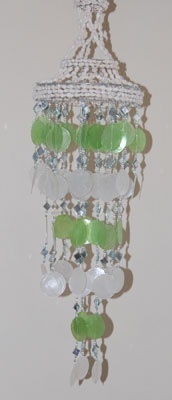 shell wind chimes bali