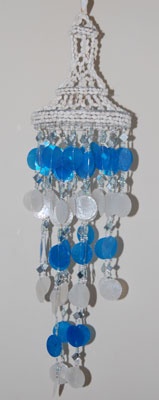 capiz shell wind chimes