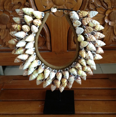 shell inlay from shell landsnail