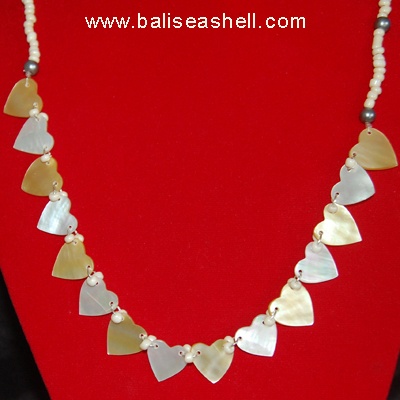 seashell necklace art