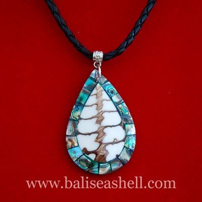 seashell pendants made from shell paua