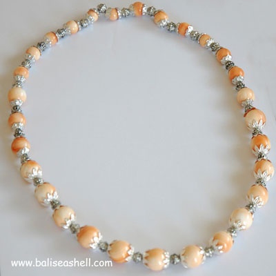 bead from pearl shell necklace