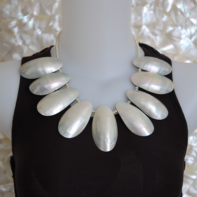 necklace jewelry from pearl shell