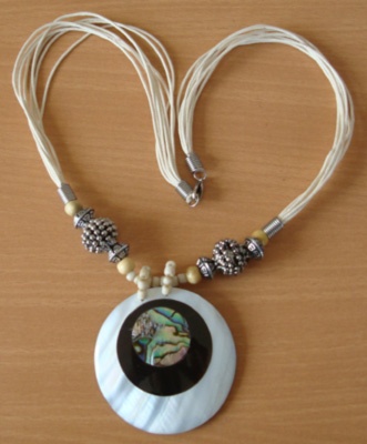 necklace mosaic shell