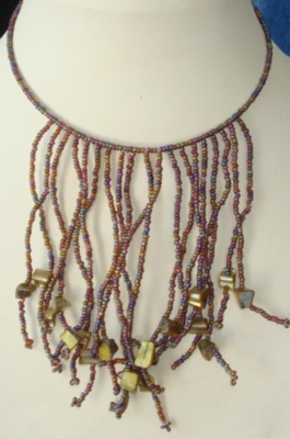 necklace with bead