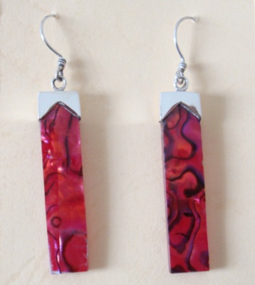 paua earring sheet