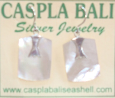 shell earring silver