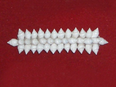 Hairclip with white small shell