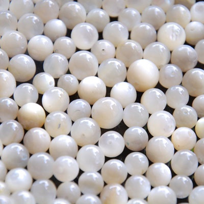 mother of pearl bead thick