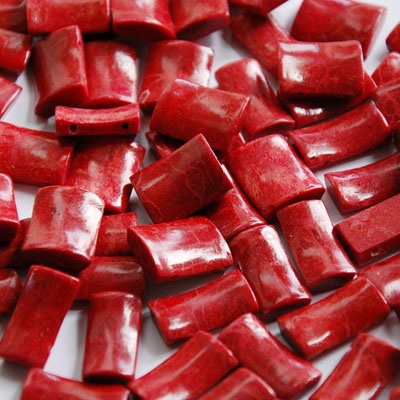 red coral cuttingart for jewelry