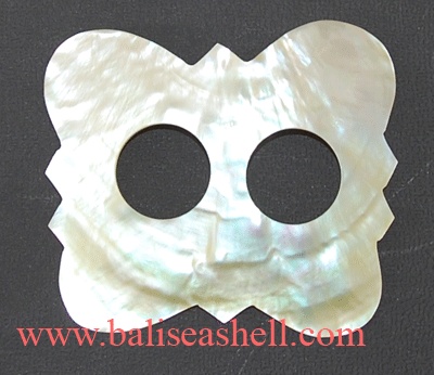 clap shell from buterfly art