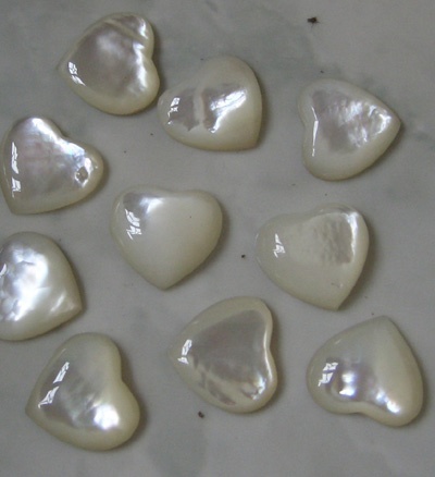 Mop cut for jewelry insert LOVE