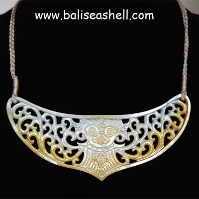shell necklace art jewellery
