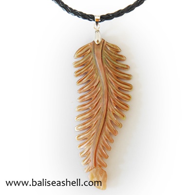 pearl shell carving from pink mop