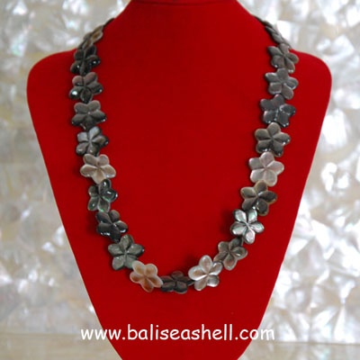 black pearl necklace star art
