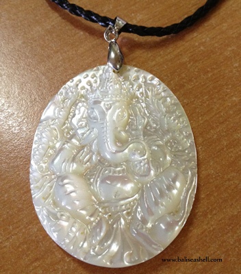 mother of pearl ganesh at pendants