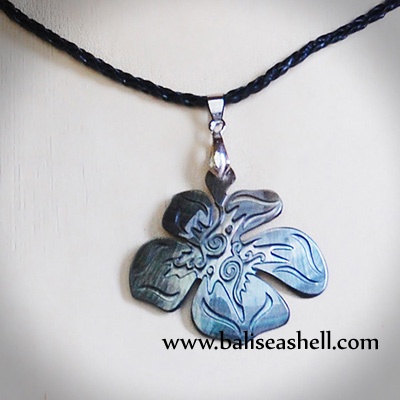 flower necklace art jewelry