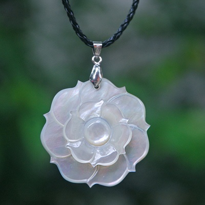 flower art jewelry shell indonesia