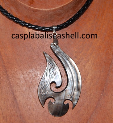 shell necklace art indonesia