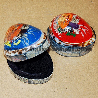 tigris box shell with receine art