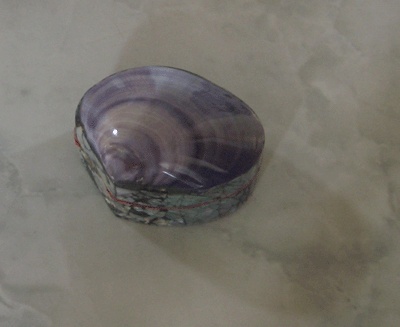 Box from oyster blue