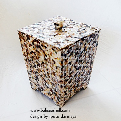 mother of pearl box for rubish