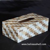 seashell tisue box crafts handmade from bali indo