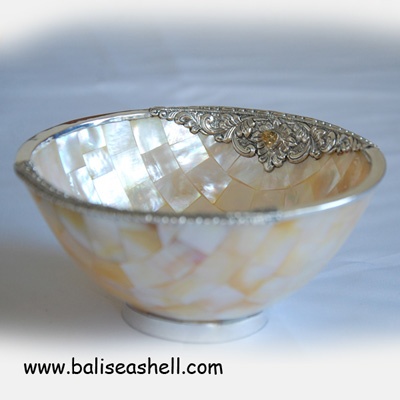 mother of pearl art crafts with silver