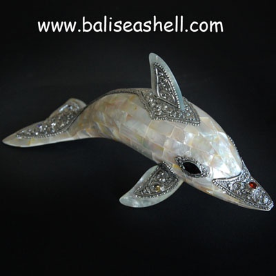 dolphin crafts with silver art
