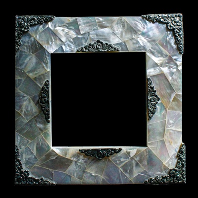 Frame Photo White MOP Shell