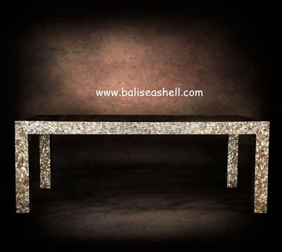 seashell table jewellery furniture