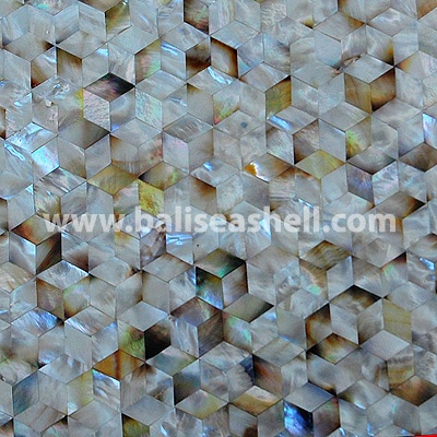 shell tiles mixed pinctada black