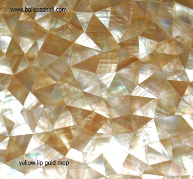 mother of pearl gold tiles