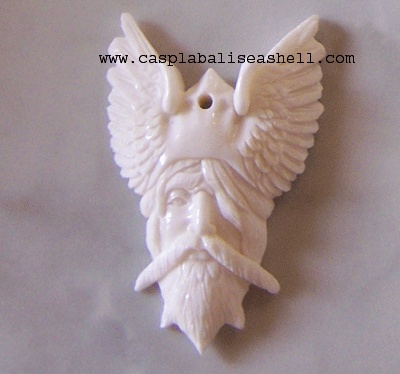 BONE carving pendant