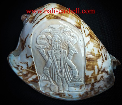 Cymbiola carving krishna Ornament style