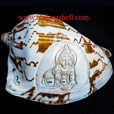 Cymbiola carving style Little Krishna Ornament