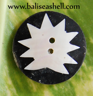 shell button from balinese art