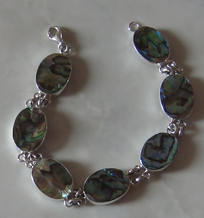 Brecelet Silver With Paua Shell