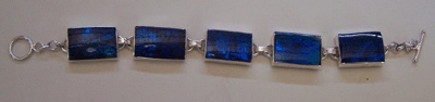 Paua Shell Breecelet With Silver