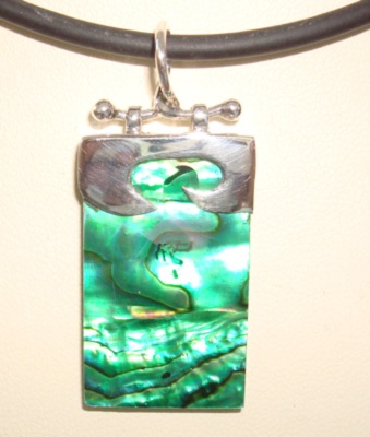 Paua Pendants With Silver