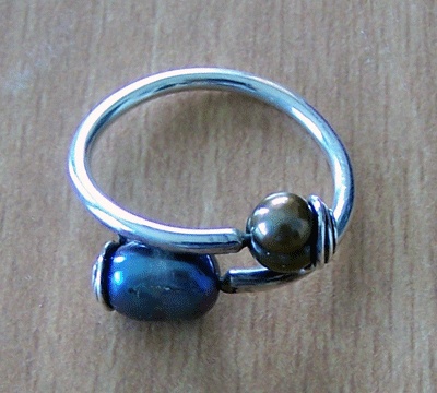 Pearl Silver Ring