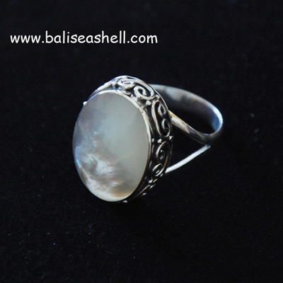 Silver Jewelry With Paua Shell Ring